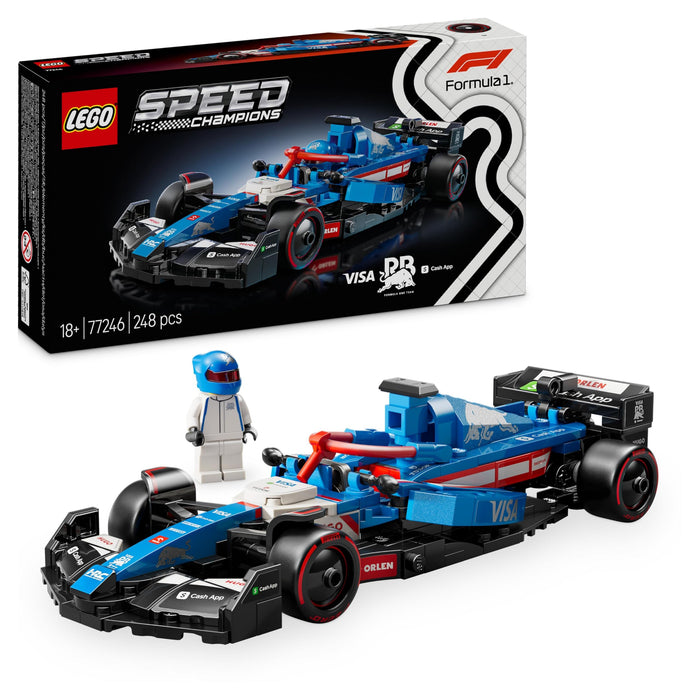 Legor Speed Champions: Visa Cash App Rb Vcarb 01 F1r Race Car (77246)