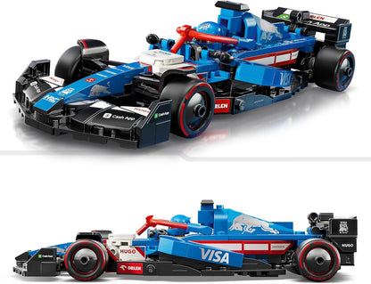 LEGO Speed Champions Auto da Corsa F1 Visa Cash App RB VCARB 01 Modello di Macchina da Collezione con Minifigure del Pilota di Formula 1, Regalo per Uomo, Donna e Adulti Fan dell'Automobilismo 77246