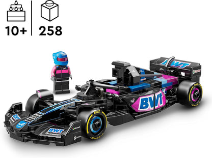 LEGO Speed Champions Auto da Corsa BWT Alpine F1 Team A524 Macchina Giocattolo da Collezione con Minifigure del Pilota, Modello per Bambini e Bambine da 10 Anni o per Adulti Fan della Formula 1 77248