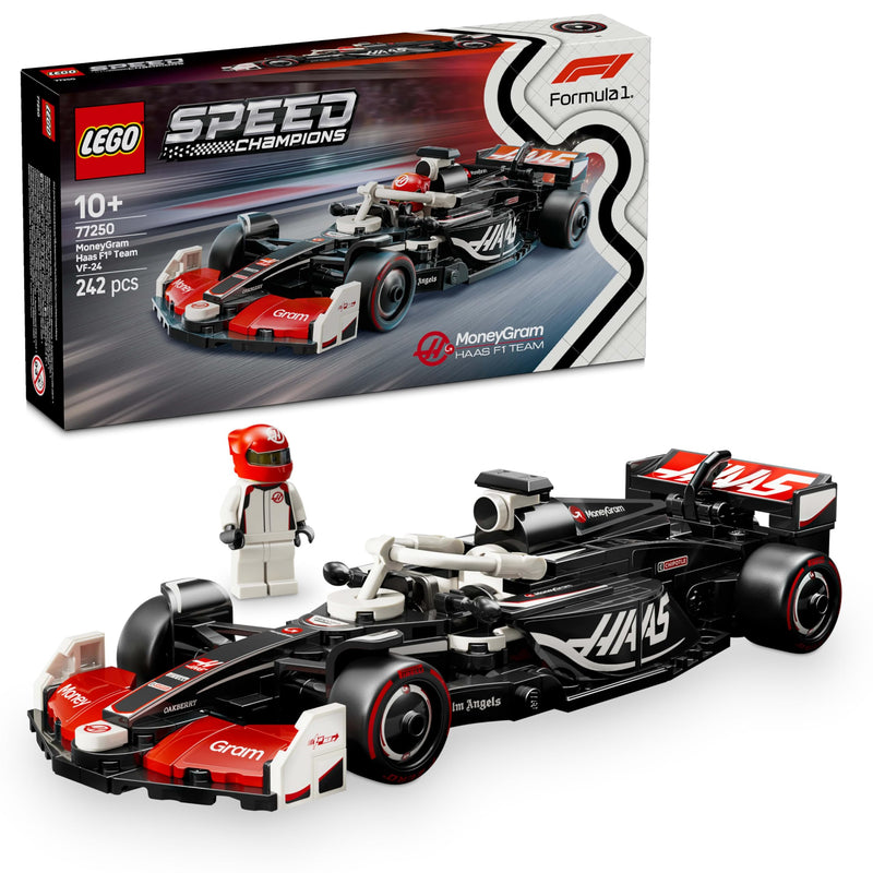 Lego Speed Champions: Moneygram Haas F1 Team Vf-24 Race Car (77250)