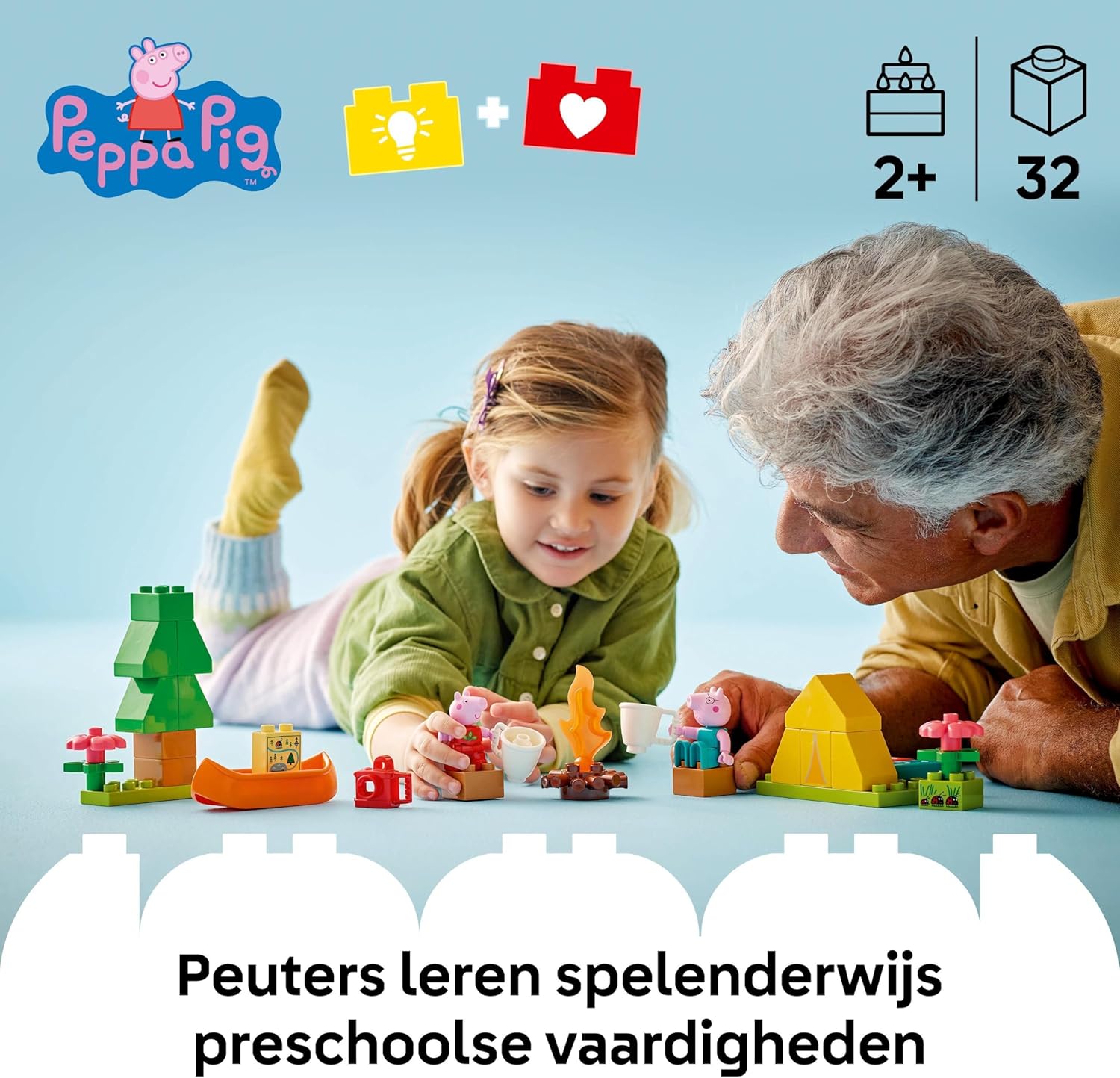 Lego: 10452 - Duplo Peppa Pig - Gita In Campeggio