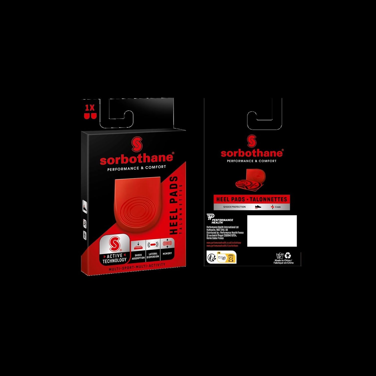 Sorbothane Sports Heel Pads