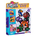 Simbrix 08183 Theme Pack Jungle Party Create 2D and 3D pixel 1500+ brix Arts and Crafts STEM Toys for Boys and girls ages 5 and up, Multicolour