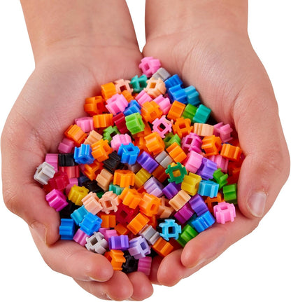 Simbrix 08184 Starter Pack Gamer Quest 1000+ brix Create 2D and 3D Pixel Arts and Crafts STEM Toys for Boys and Girls Ages 5 and up, Multicolour