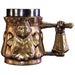 Nemesis Now Dark Souls Smough Tankard 15.5cm, Resin, Gold, Officially Licensed Dark Souls Merch, Dark Souls Trilogy Beer Mug, Stainless Steel Insert, Cast in The Finest Resin, Expertly Hand-Painted