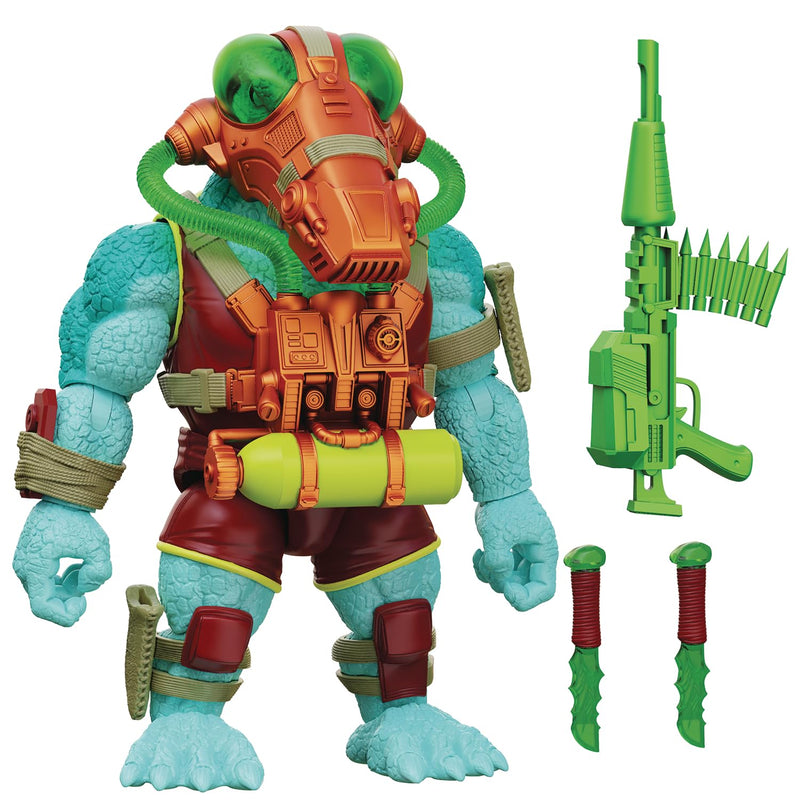 Saurozoic Warriors Rock Action Figure Javvik Mosa Mosasaurus (Underwater Assault) 15 Cm