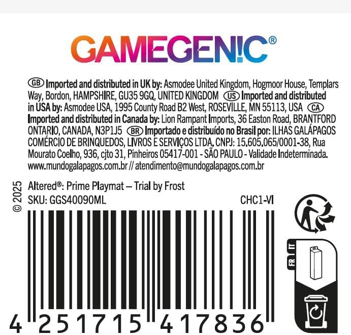 Gamegenic- Accesorios de Juego, Multicolor (Asmodee GGS40090ML