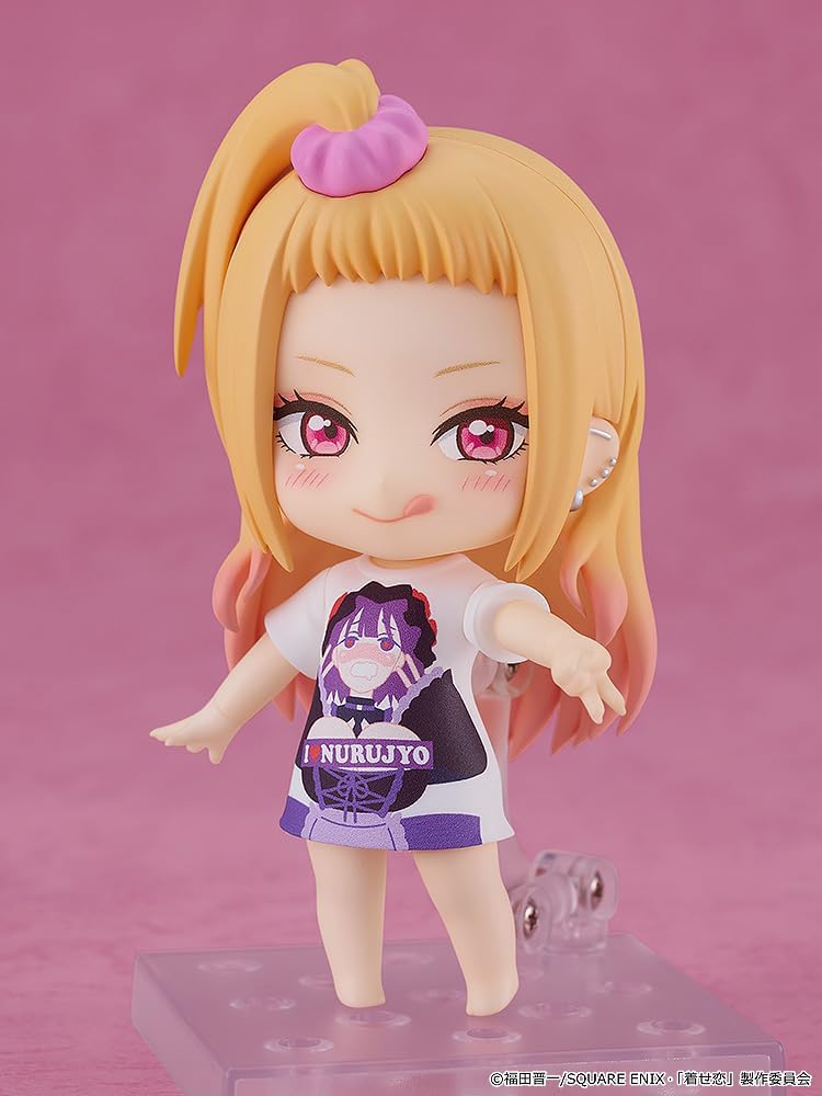 Nendoroid TV Anime "Bisque Doll is in Love" Kitagawa Umu Null Woman Full Graphic T-Shirt Ver., Non-scale, Plastic, Pre-painted Action Figure