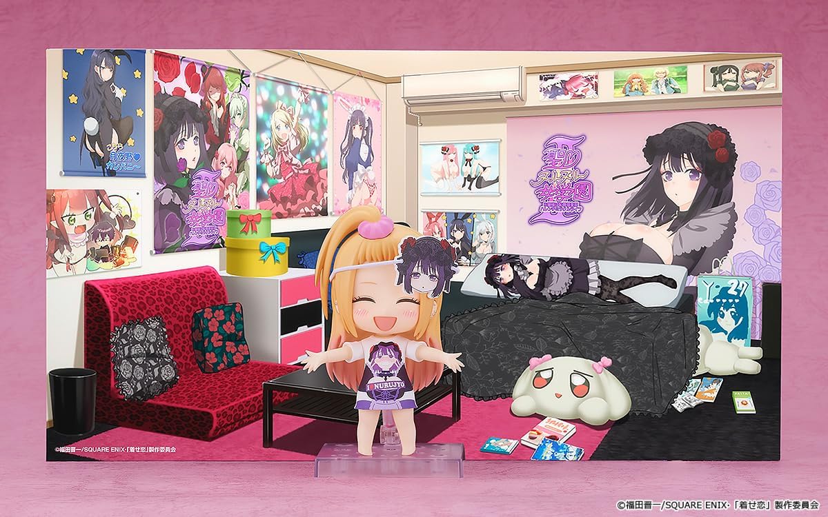 Nendoroid TV Anime "Bisque Doll is in Love" Kitagawa Umu Null Woman Full Graphic T-Shirt Ver., Non-scale, Plastic, Pre-painted Action Figure
