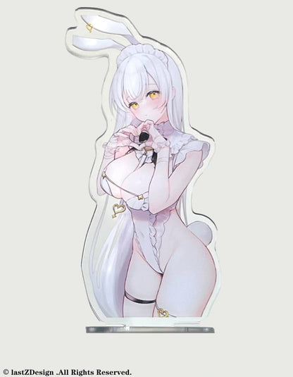 Original Character By Kedama Tamano Pvc White Bunny Lucille Dx Ver. 27 Cm