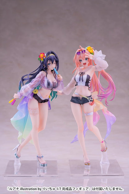 Liana Illustration by Liichu, Approx. Total Height 9.4 inches (240 mm) (Base Included) PVC, ABS, 1/7 Scale Painted Finished Figure