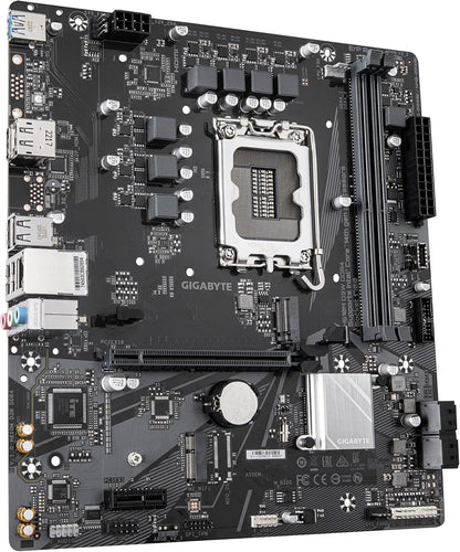 GIGABYTE H610M D3W DDR4 Motherboard - Supports 14th Gen. Intel Core CPUs, 5+1+1 phases VRM, up to 3200MHz DDR4, 1xPCIe 3.0 M.2, 1GbE LAN, USB 3.2 Gen 1
