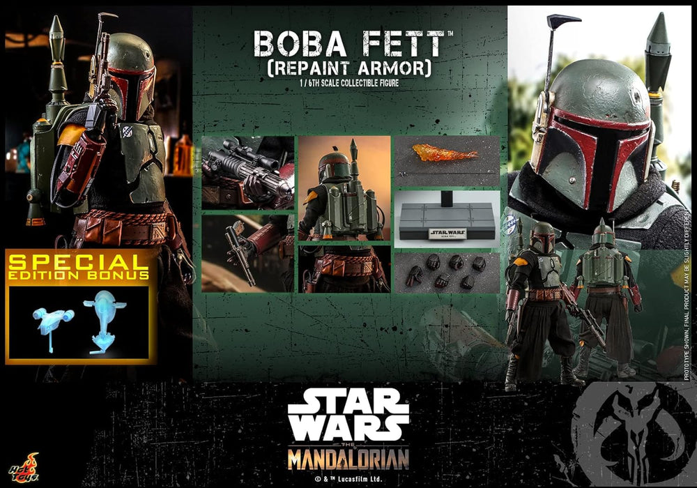 Boba Fett Repaint Armor - The Mandalorian - Sixth Scale - Hot Toys