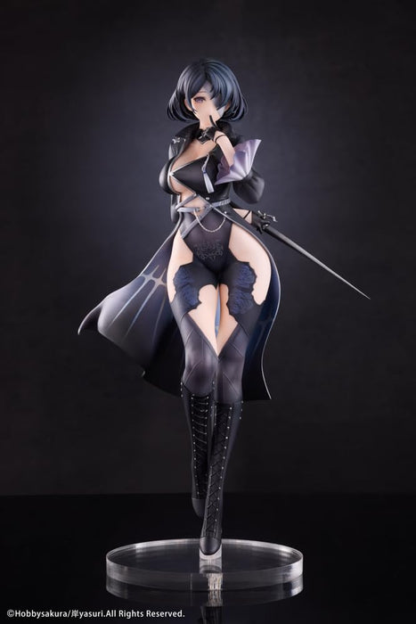 Hobby Sakura Nevaostro Illustration by Kishi Yasuri, Total Height: Approx. 9.8 inches (250 mm) (including pedestal), PVC, ABS, 1/7 Scale Painted Finished Figure