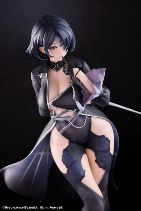 Hobby Sakura Nevaostro Illustration by Kishi Yasuri, Total Height: Approx. 9.8 inches (250 mm) (including pedestal), PVC, ABS, 1/7 Scale Painted Finished Figure