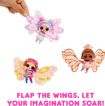 L.O.L. Suprise! Fairies Tots - Includes 1 Doll, Blind Packaging, 8 Dolls to Collect, Customise Fairy Wings for Your Tots, Ideal Present for Kids Ages 4+, Pink