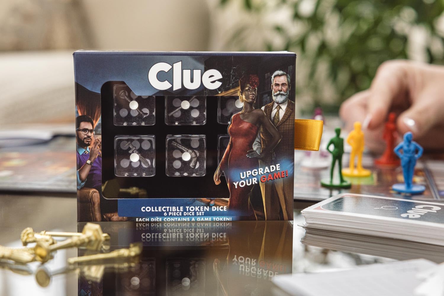 FanRoll Clue 22mm Oversized Dice Set: Weapons Inclusions