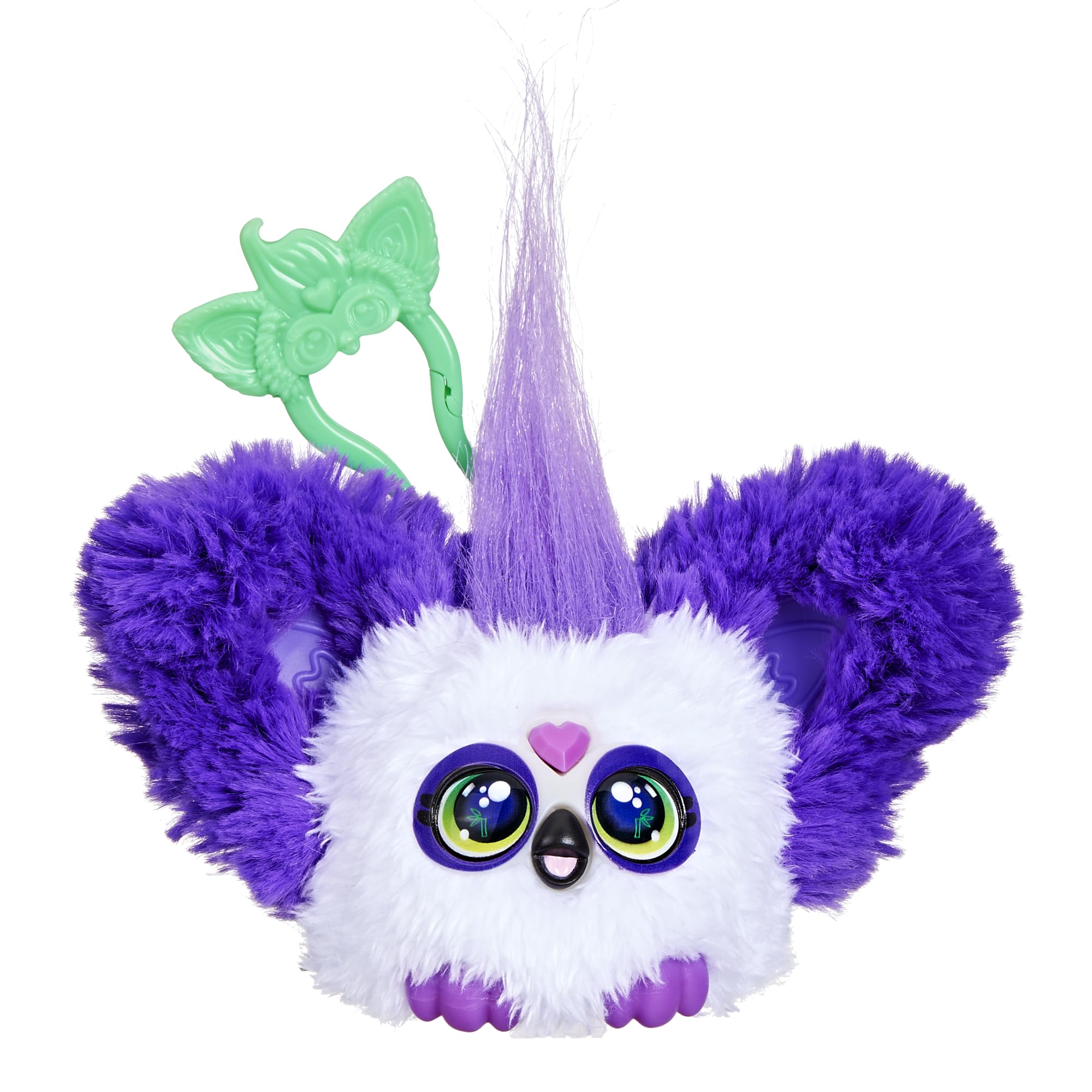 Furby Furblets Bam-Boo Mini Friend, Electronic Plush Toys for Girls & Boys 6+, Panda, Black & White, Speaks Furbish & Plays Music, Series 4