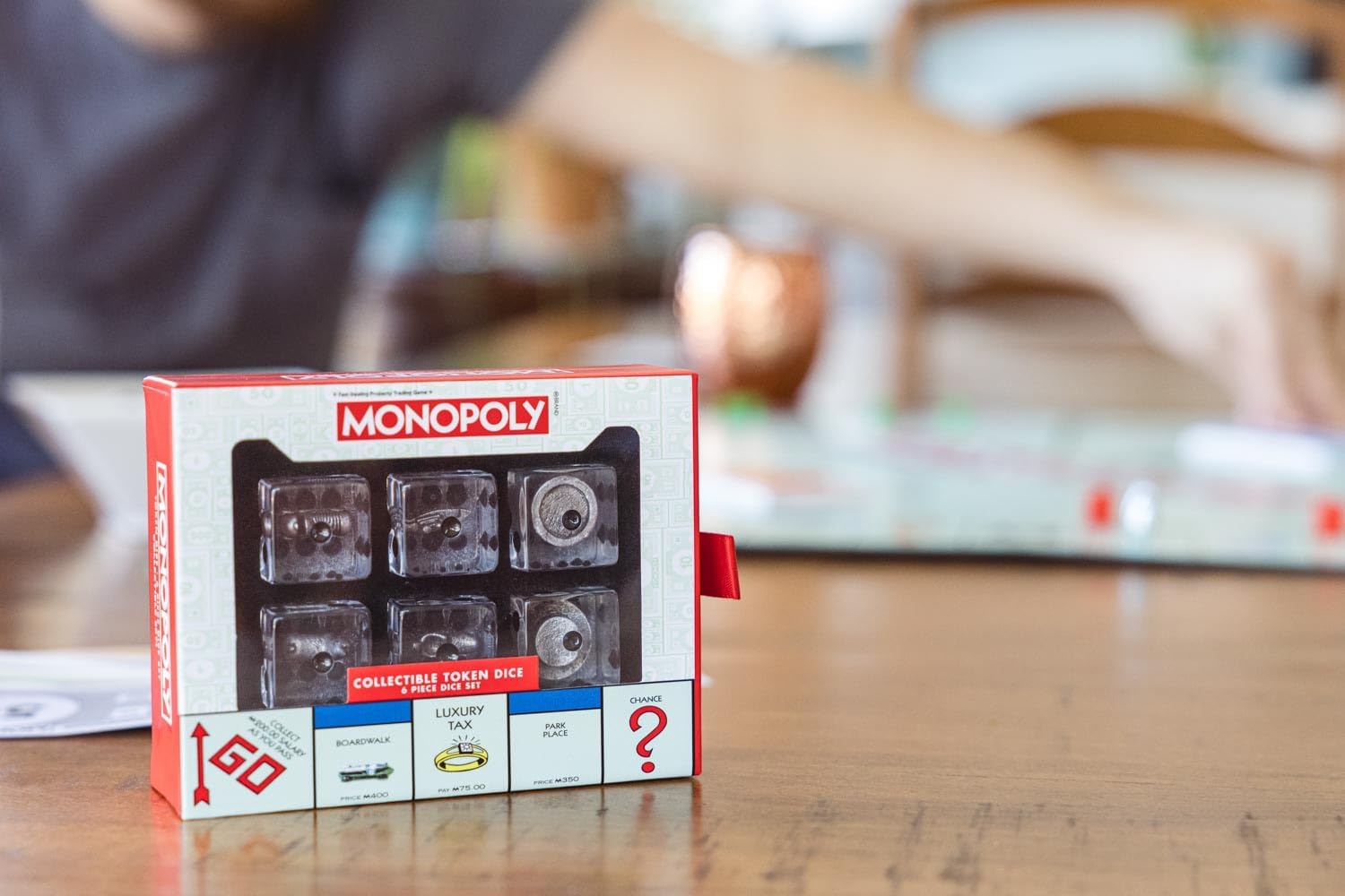 FanRoll Monopoly 22mm Oversized Dice Set: Token Inclusions