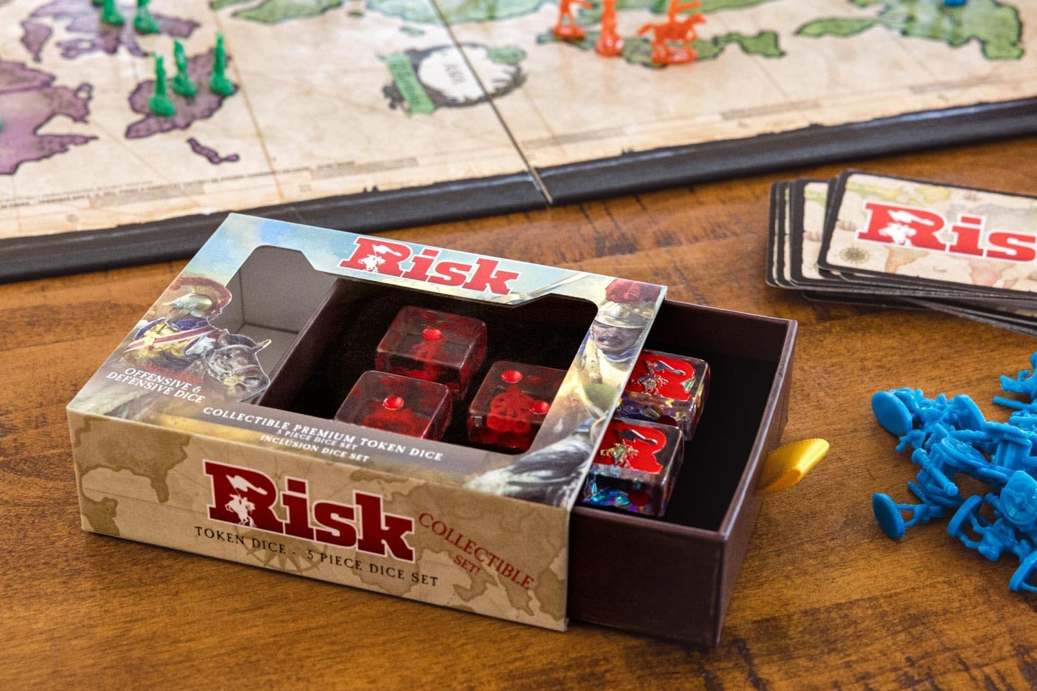 FanRoll Risk 22mm Oversized Dice Set: Offense and Defense Dice