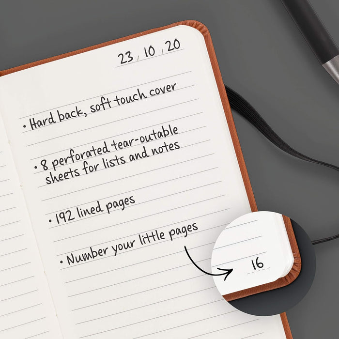 IF Bookaroo A6 'Pocket' Notebook - Aubergine