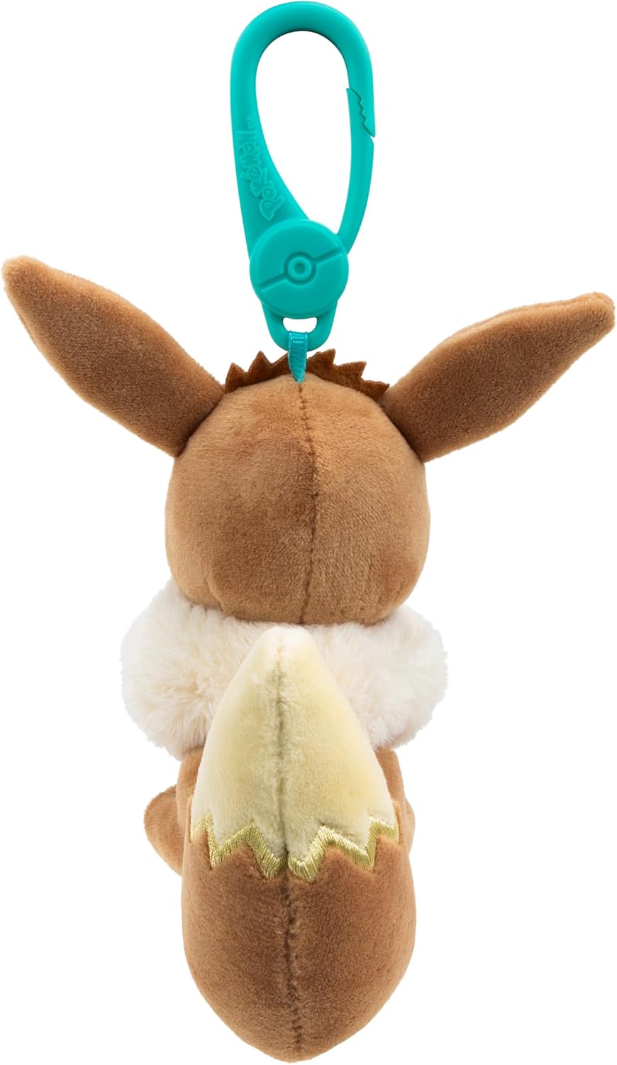 Pokémon Clip on 10 cm Plush - Pikachu, Eevee, Squirtle, Psyduck - Official Pokemon Clogged Toy for Children 2+