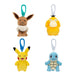 Pokémon Clip on 10 cm Plush - Pikachu, Eevee, Squirtle, Psyduck - Official Pokemon Clogged Toy for Children 2+