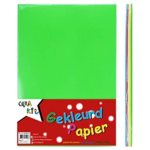 Crea-Kit Gekleurd Karton A4 120 Gr 100 Vel