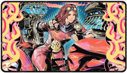 Ultra Pro Magic The Gathering 2025 Multiplanar Race Set Black Stitched Variant Art PW Playmat