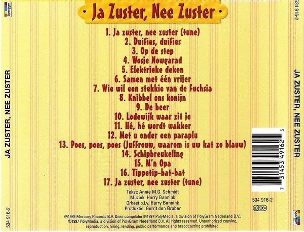 v/a - Ja Zuster, Nee Zuster