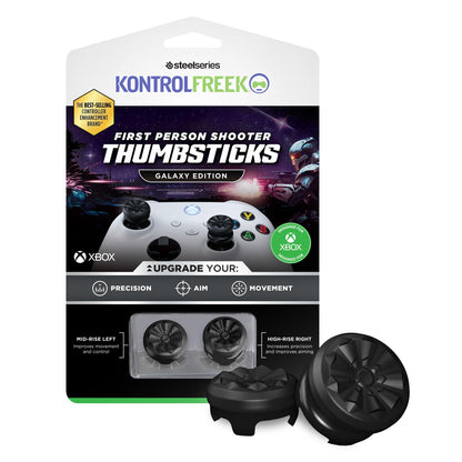 KontrolFreek FPS Freek Galaxy Black per controller Xbox One e Xbox Series X - 2 levette ad alte prestazioni - 1 a vita alta - 1 a vita media - Nero