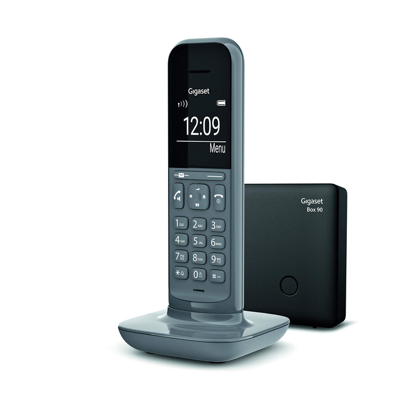 Gigaset CL390 Telefono Cordless, Funzione Black List e "Non disturbare", Vivavoce, Display Ampio, Standard, Grigio