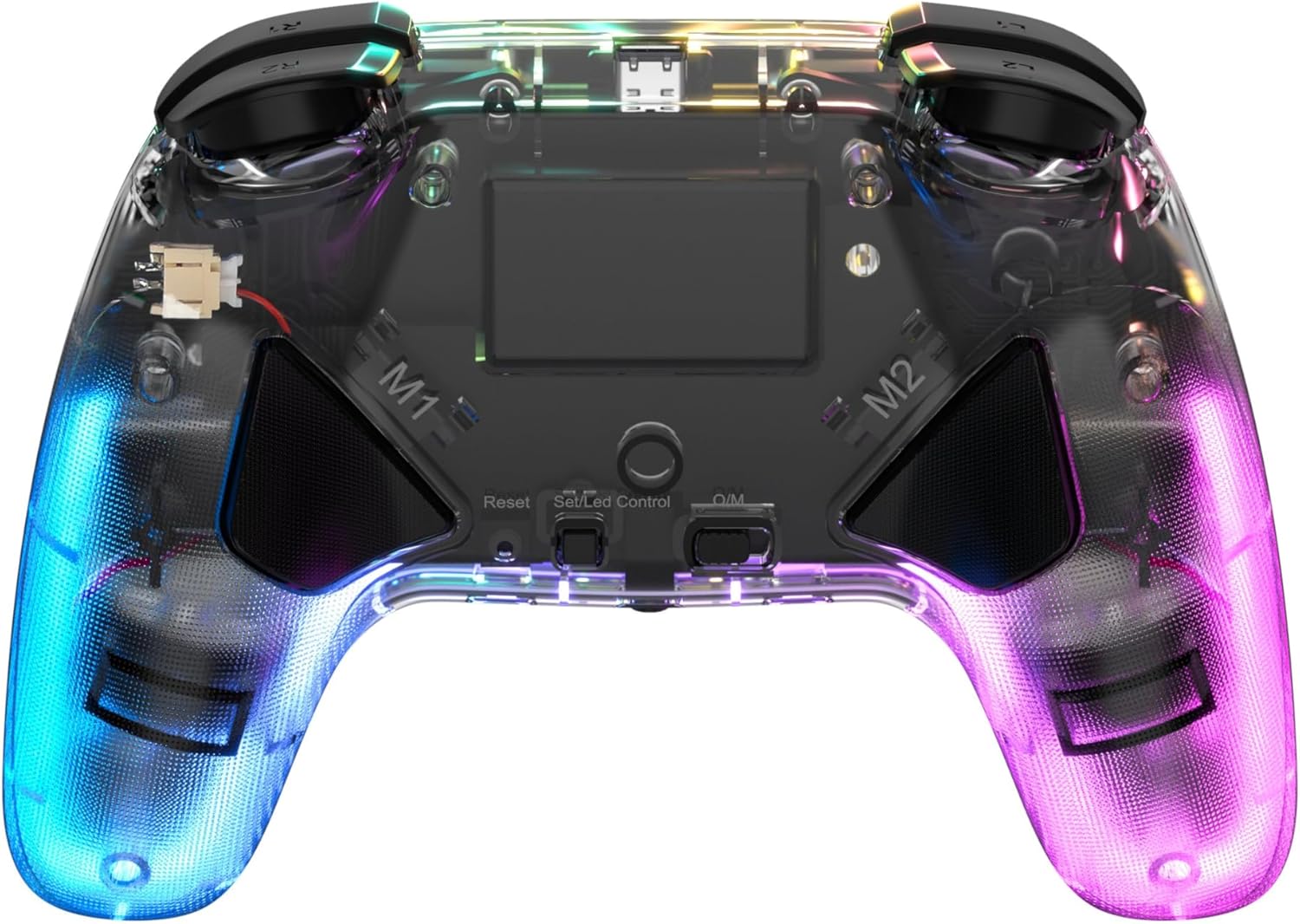 DragonShock Orion Glow Wireless Controller RGB Compatibile con Switch/Switch OLED, PC, Android, IOS