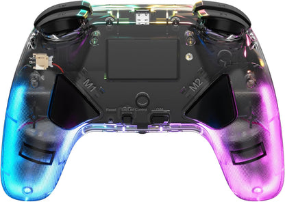 DragonShock Orion Glow Wireless Controller RGB Compatibile con Switch/Switch OLED, PC, Android, IOS