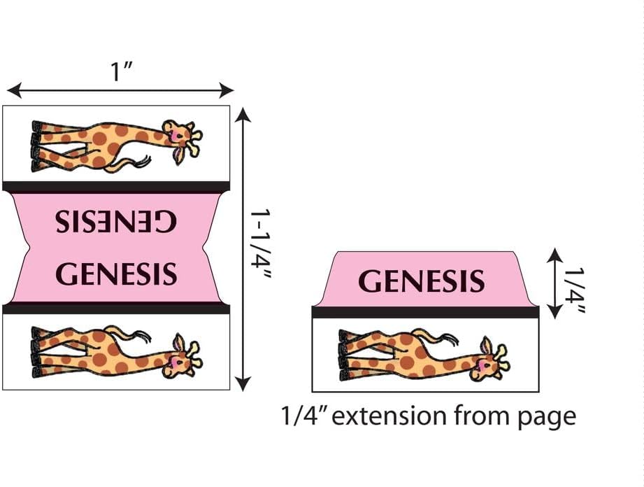 Noah's Ark Animal 80 Rainbow Bible Tabs