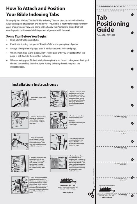 Noah's Ark Animal 80 Rainbow Bible Tabs
