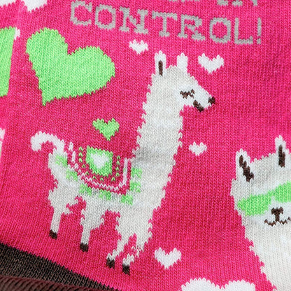 Kerusso One Size Fits Most Novelty Christian Faith Message Socks, Pink, Green, and Brown, One size