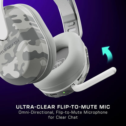 Turtle Beach Stealth 500 Arctic Camo Xbox Wireless Gaming Headset with up to 40hr Battery for Xbox Series X/S, Xbox One and works via Bluetooth, PC and Mobile
