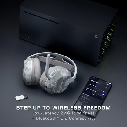 Turtle Beach Stealth 500 Arctic Camo Xbox Wireless Gaming Headset with up to 40hr Battery for Xbox Series X/S, Xbox One and works via Bluetooth, PC and Mobile