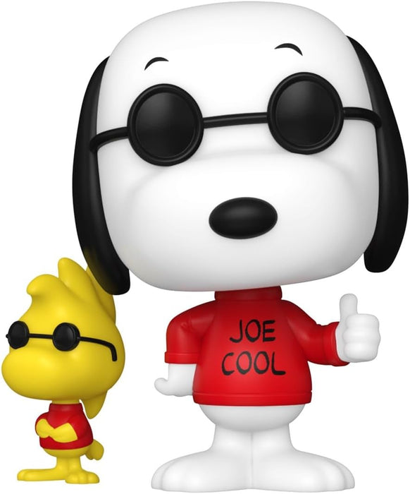 Funko POP! & Buddy: Peanuts - Joe Cool With Wdstk - Classic Peanuts - Collectable Vinyl Figure - Gift Idea - Official Merchandise - Toys for Kids & Adults - Cartoons Fans