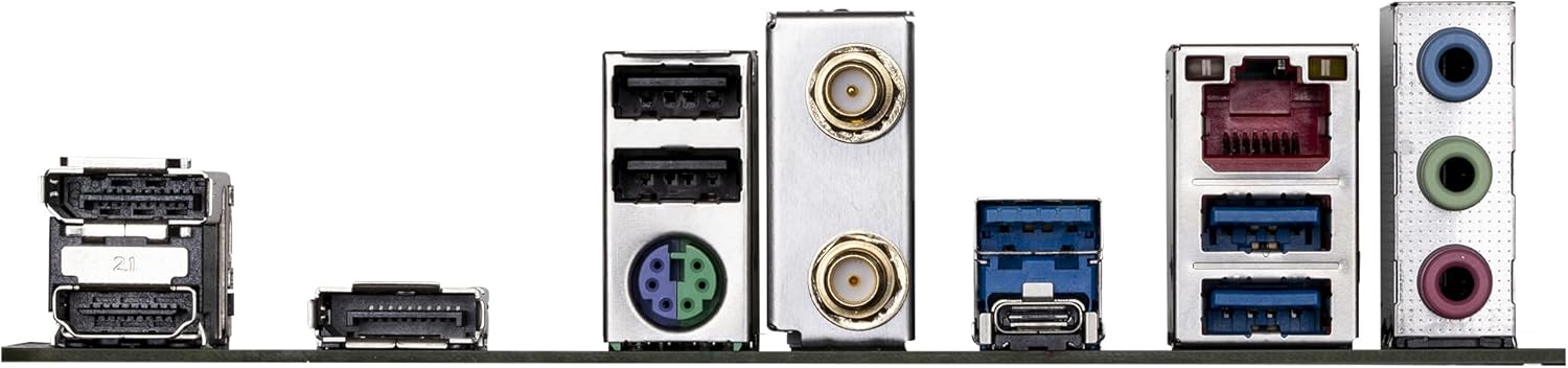 GIGABYTE B650M GAMING PLUS WIFI Motherboard - AMD Ryzen 9000 CPUs, 5+2+2 Phases VRM, up to 8000MHz DDR5, 2xPCIe 4.0 M.2, 2.5GbE LAN, WIFI 6E, USB 3.2 Gen 1