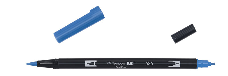 Tombow ABT 535 Dual Brush Pen - Cobalt Blue