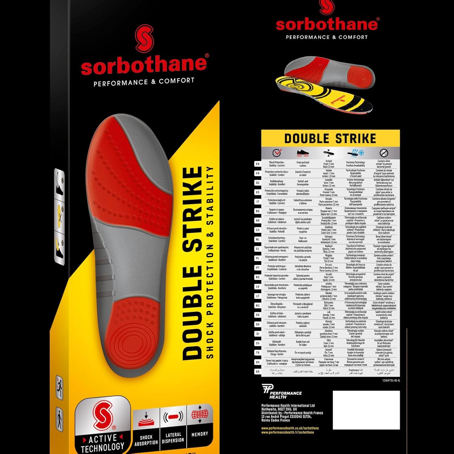 Sorbothane Double Strike Insoles