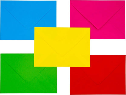 Pukka Pad, Pukka Post & Packaging Gummed Envelopes - Pack of 25, Ready-to-Seal, Durable 100GSM Postal Envelopes for Letters, Invitations, and Other Mail - 229 x 162 mm, Size C5, Brights