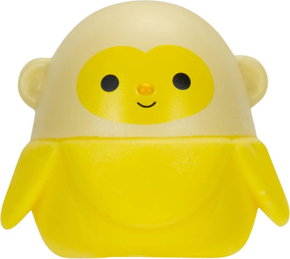 Squish-a-longs Paquete de 8 (estilo 1- W2) – (8) Mini-Squish de 1 pulgada con (2) accesorios, (1) anillo y una guía de coleccionista - Colecciona, intercambia y juega