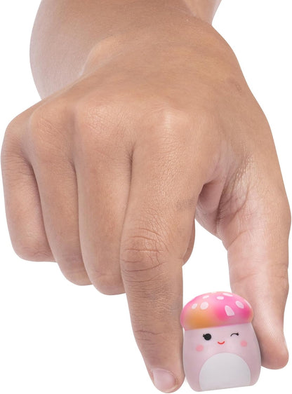 Squish-a-longs 8 Pack (STYLE 2- W2) - (8) 1” Mini-Squish with (2) Accessories, (1) Ring, and a Collector’s Guide - Collect, Trade, & Play