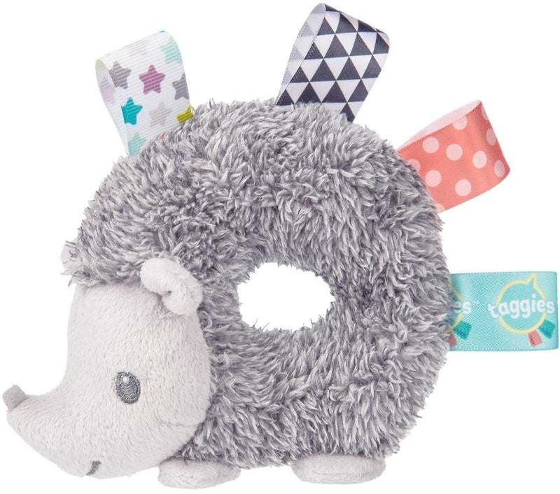 Mary Meyer 40200 Taggies Heather Hedgehog Baby Rattle, Multicolour