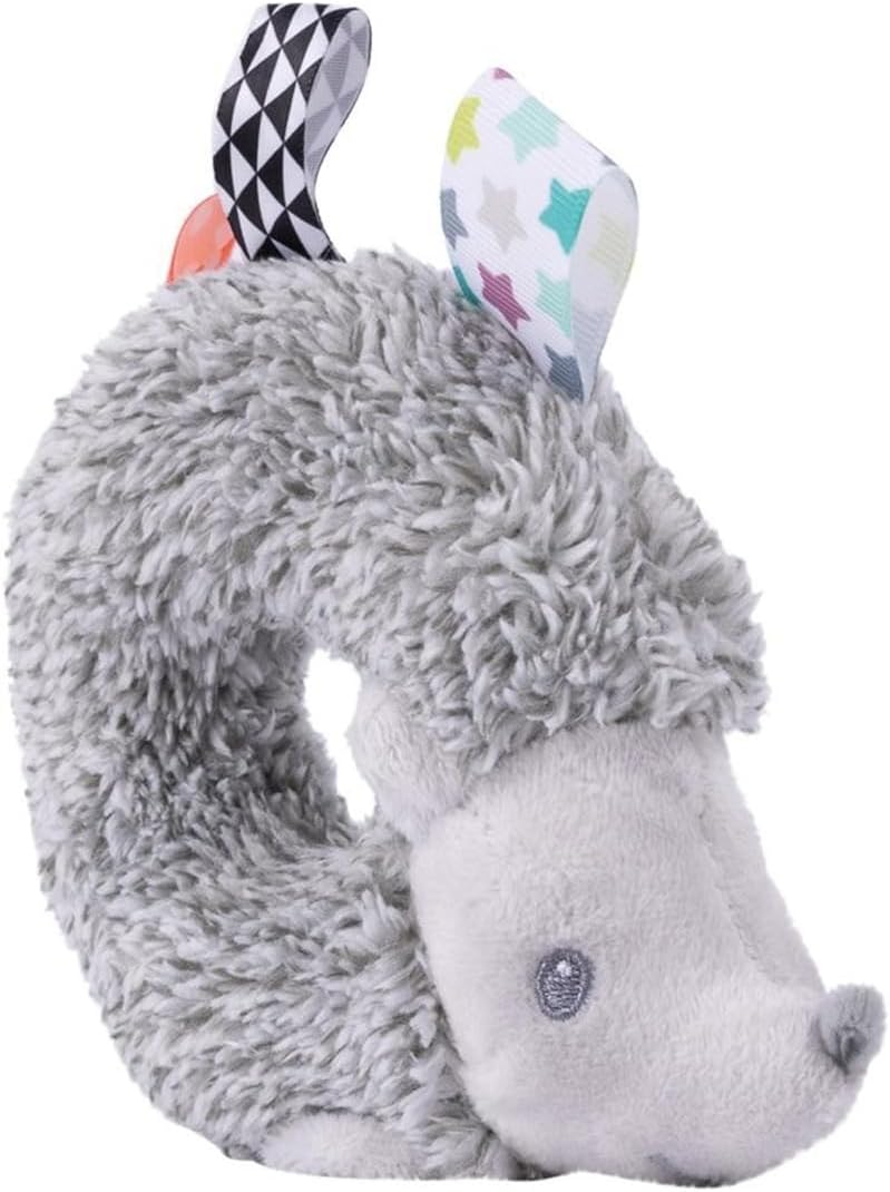 Mary Meyer 40200 Taggies Heather Hedgehog Baby Rattle, Multicolour