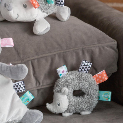 Mary Meyer 40200 Taggies Heather Hedgehog Baby Rattle, Multicolour