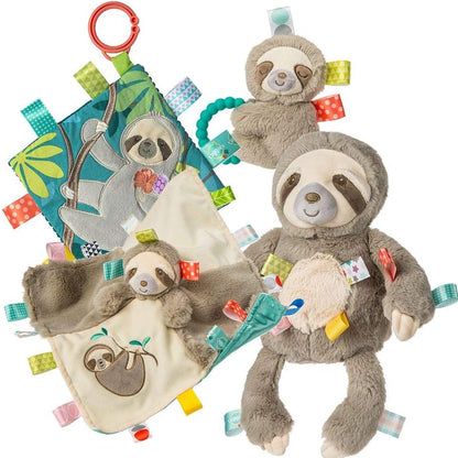 Taggies Soft Rattle with Teether Ring, 13-Centimetres, Molasses Sloth